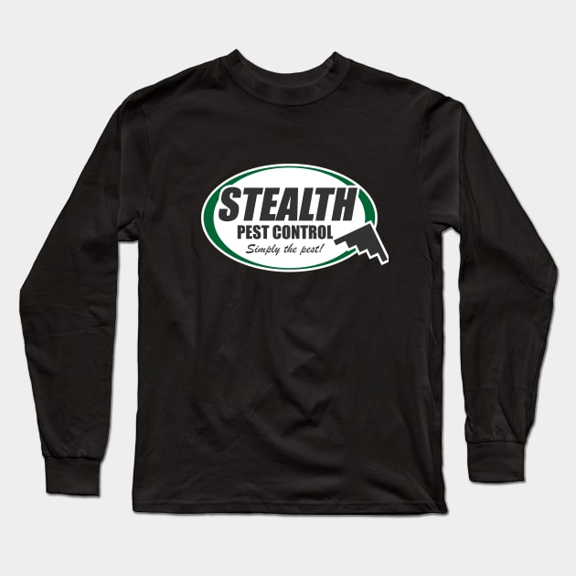 STEALTH PEST CONTROL Long Sleeve T-Shirt by Aries Custom Graphics